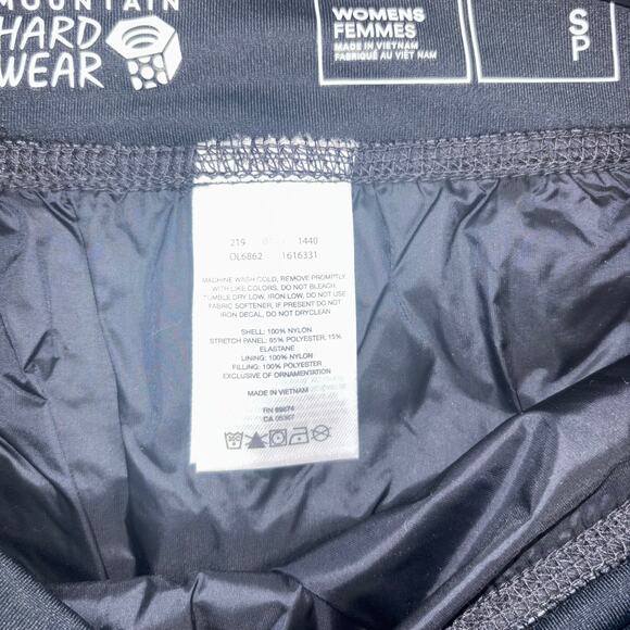 Mountain Hardwear Black Insulated Quilted Light Puffer Skirt Women’s S Gorpecore - Picture 9 of 9